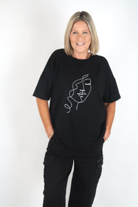 FACE OVERSIZED TEE