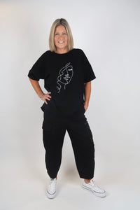 FACE OVERSIZED TEE