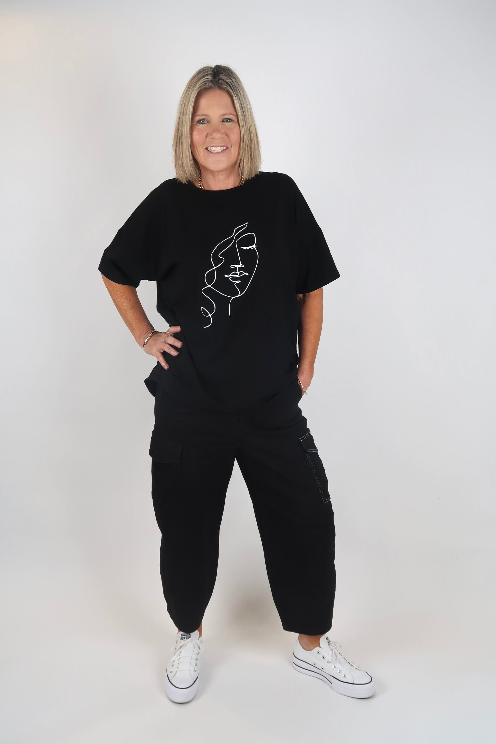 FACE OVERSIZED TEE