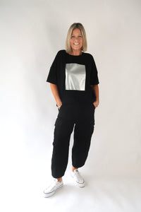 PLATINUM OVERSIZED TEE