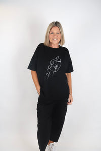 FACE OVERSIZED TEE