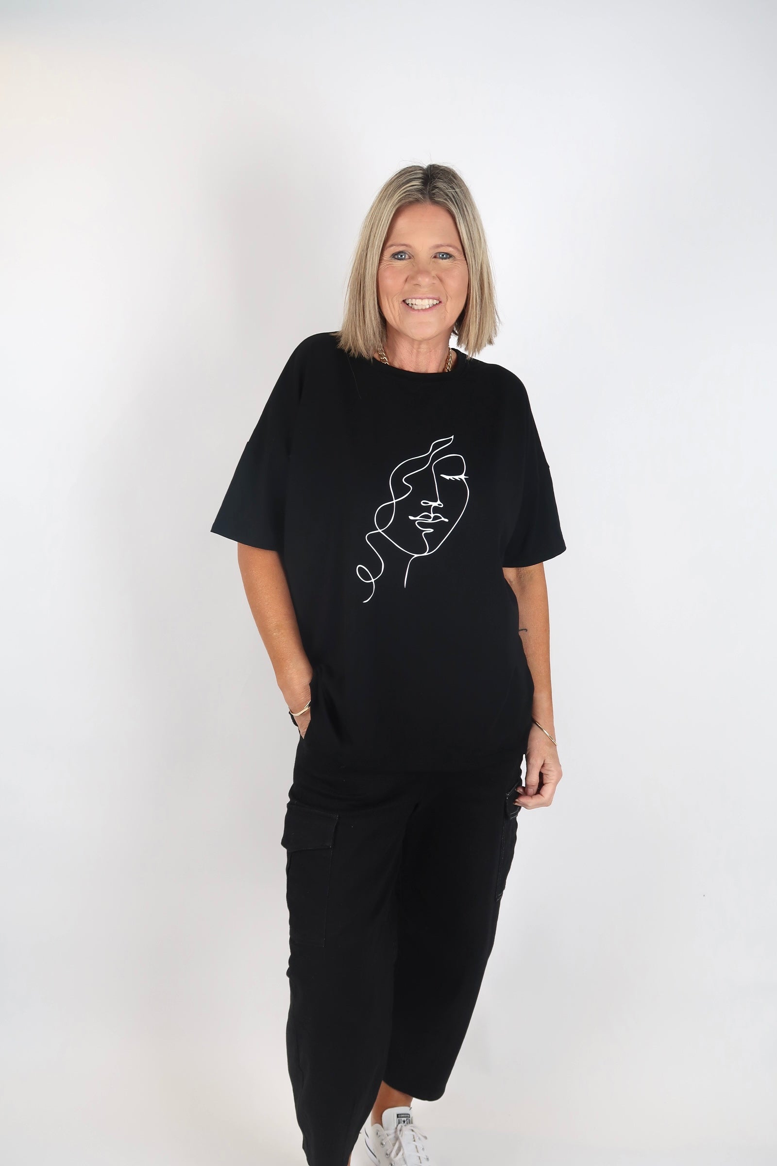 FACE OVERSIZED TEE