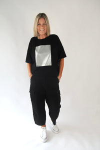 PLATINUM OVERSIZED TEE