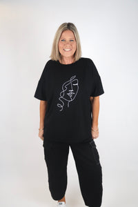 FACE OVERSIZED TEE