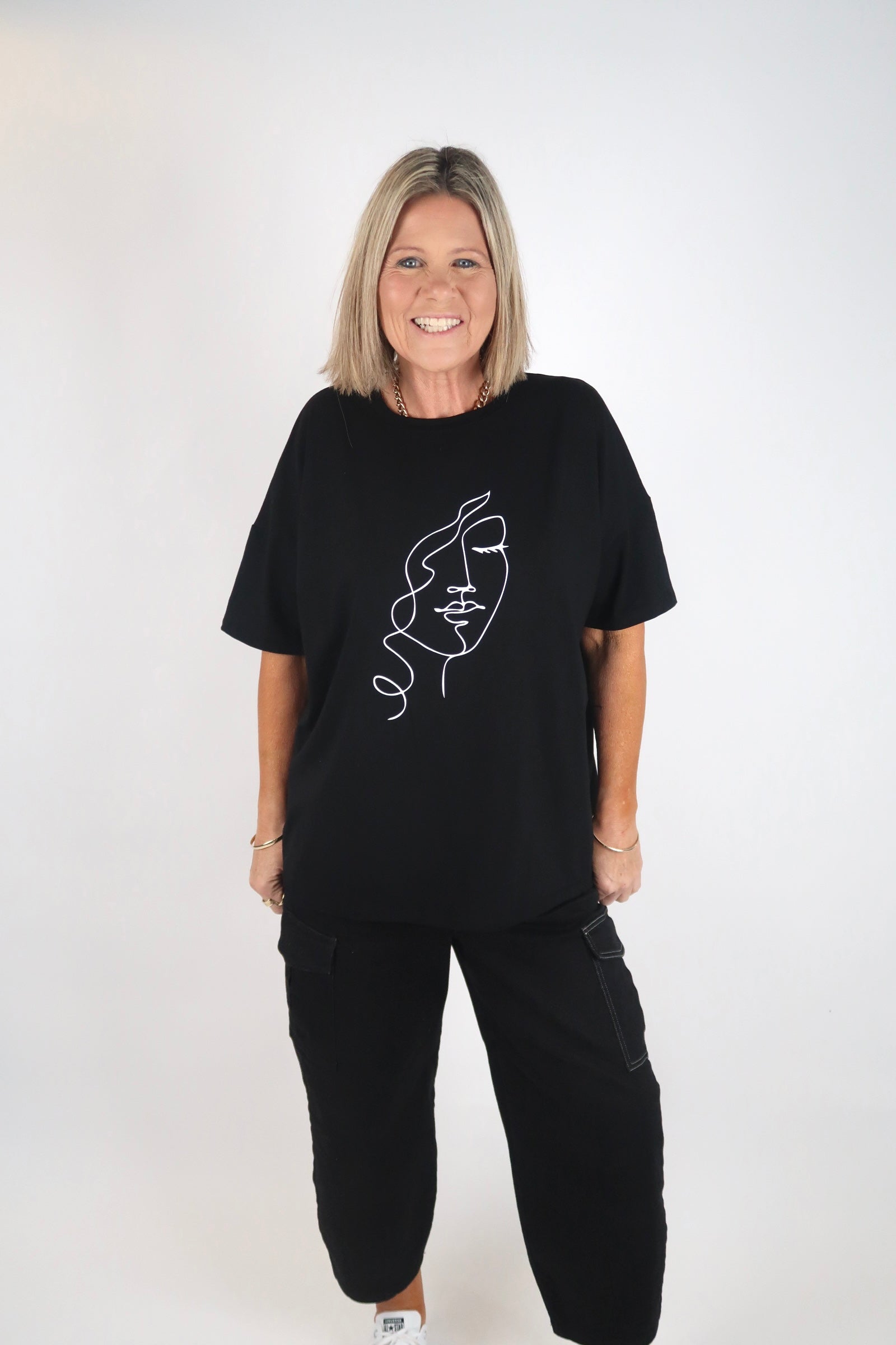 FACE OVERSIZED TEE