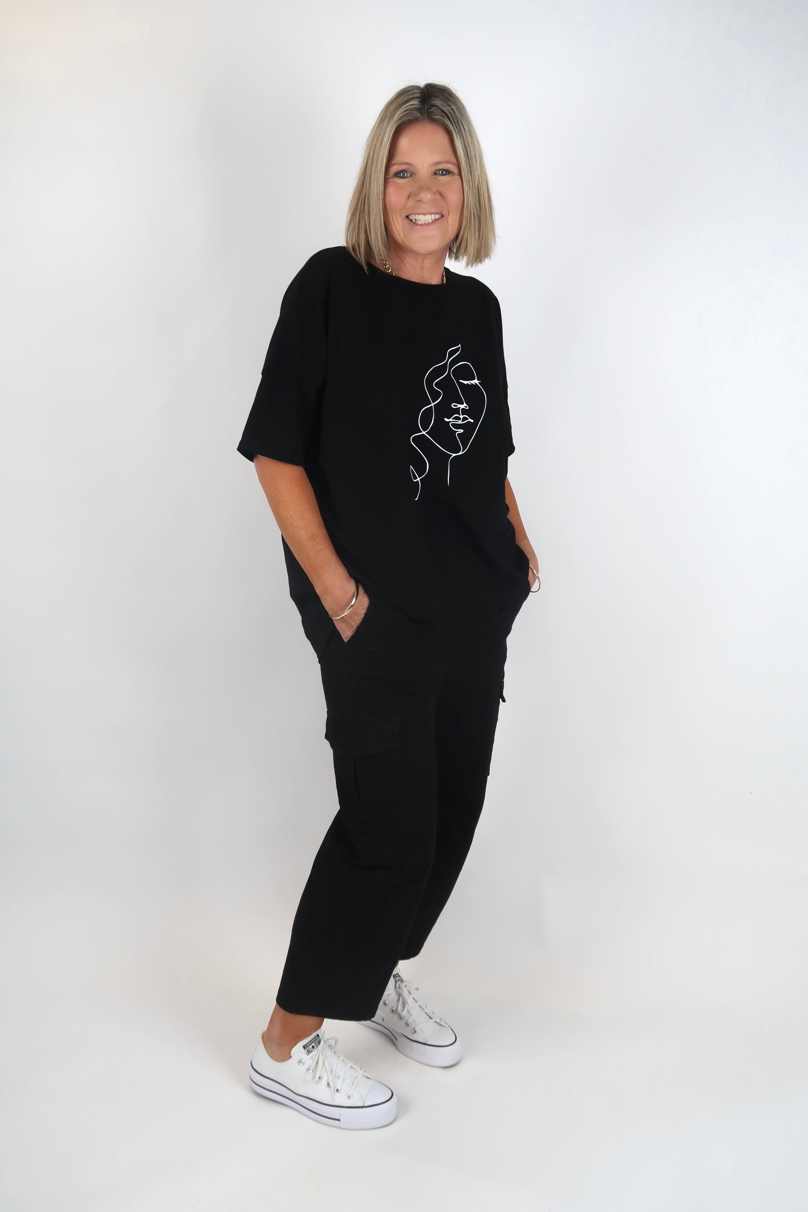 FACE OVERSIZED TEE