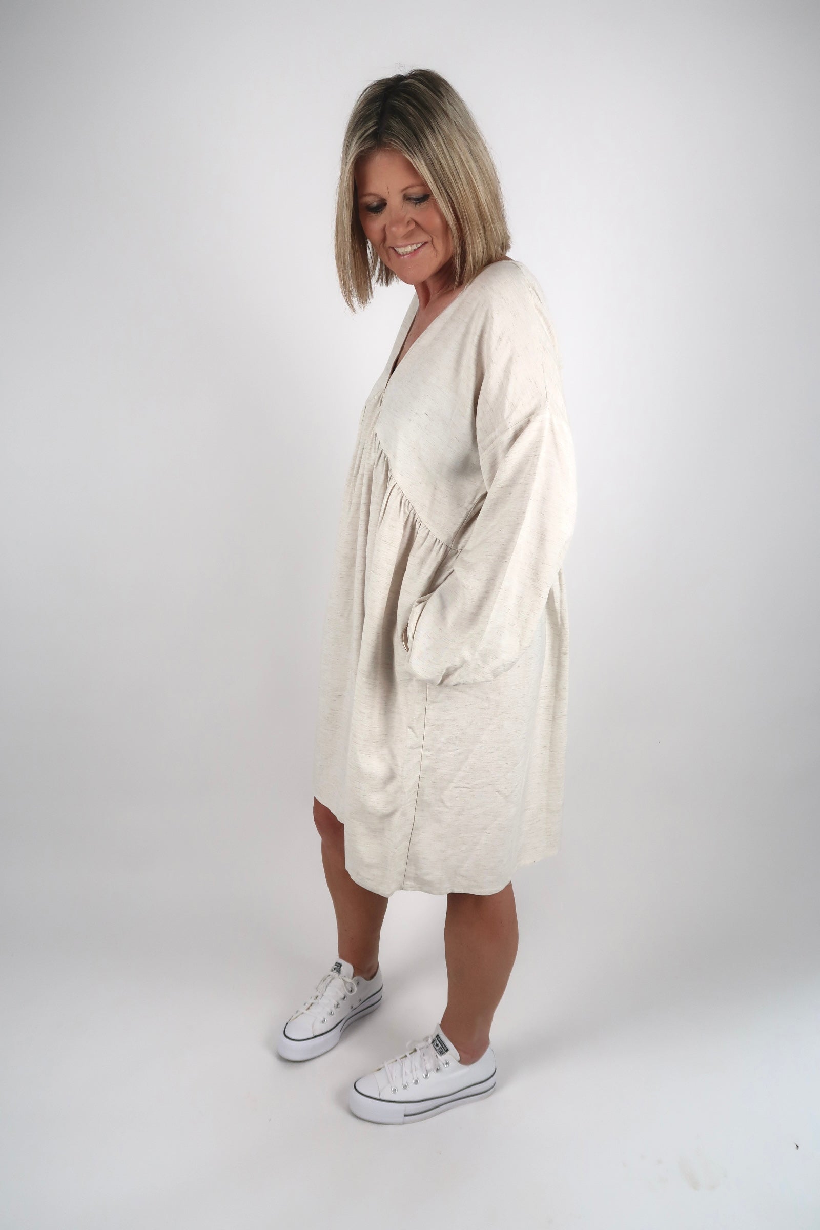 VIRGINIA DRESS NATURAL