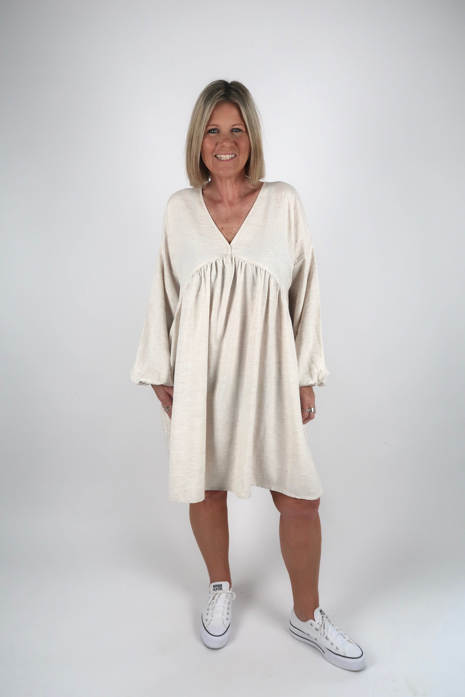 VIRGINIA DRESS NATURAL