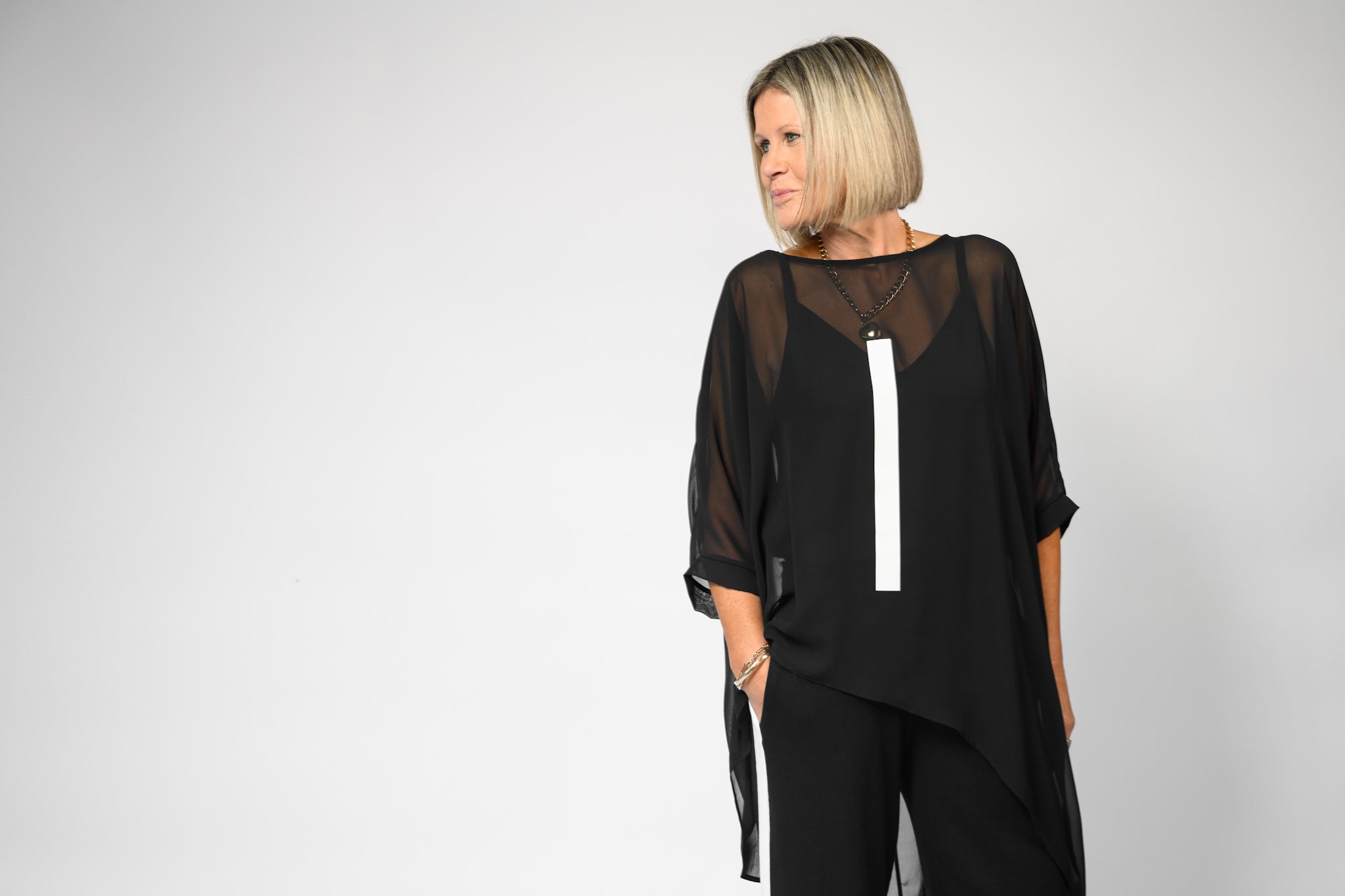 LEAH TOP BLACK - Brooklyn Blak