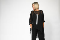 LEAH TOP BLACK - Brooklyn Blak