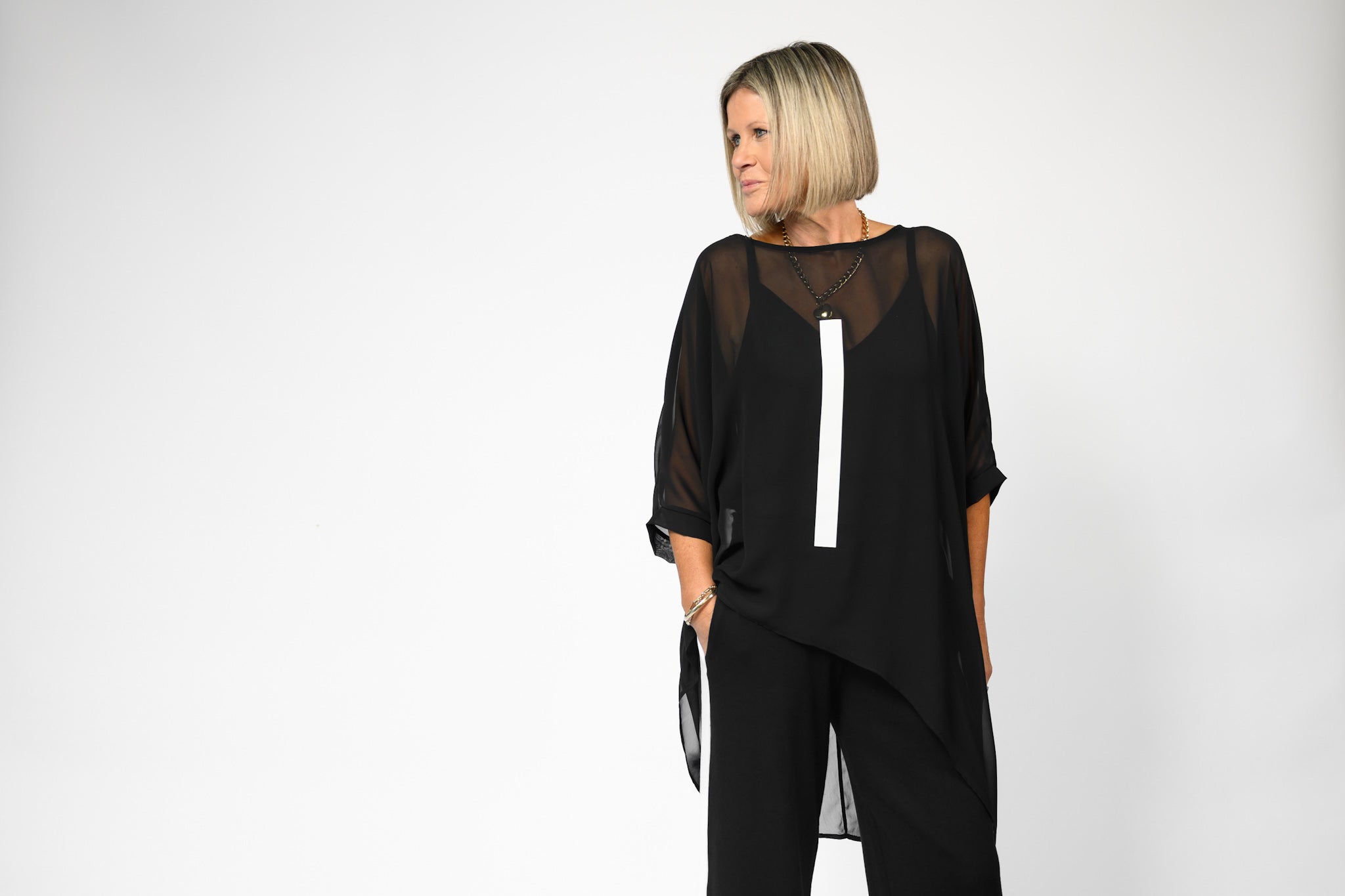 LEAH TOP BLACK - Brooklyn Blak
