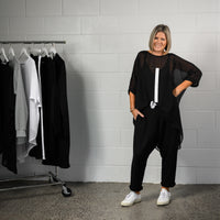 LEAH TOP BLACK