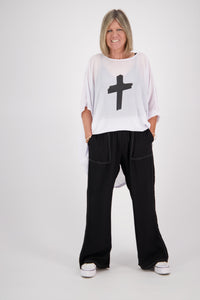 SOUL TOP WHITE CROSS