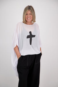 SOUL TOP WHITE CROSS