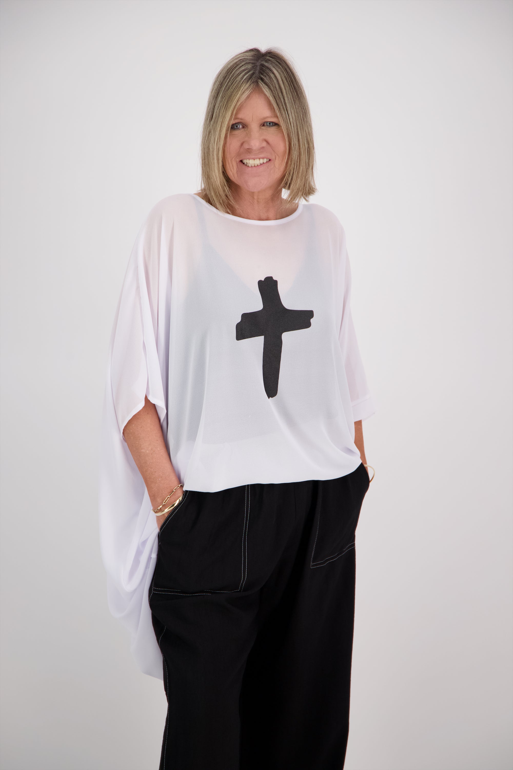 SOUL TOP WHITE CROSS