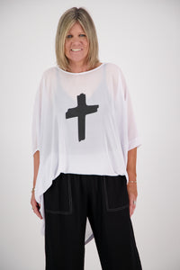 SOUL TOP WHITE CROSS