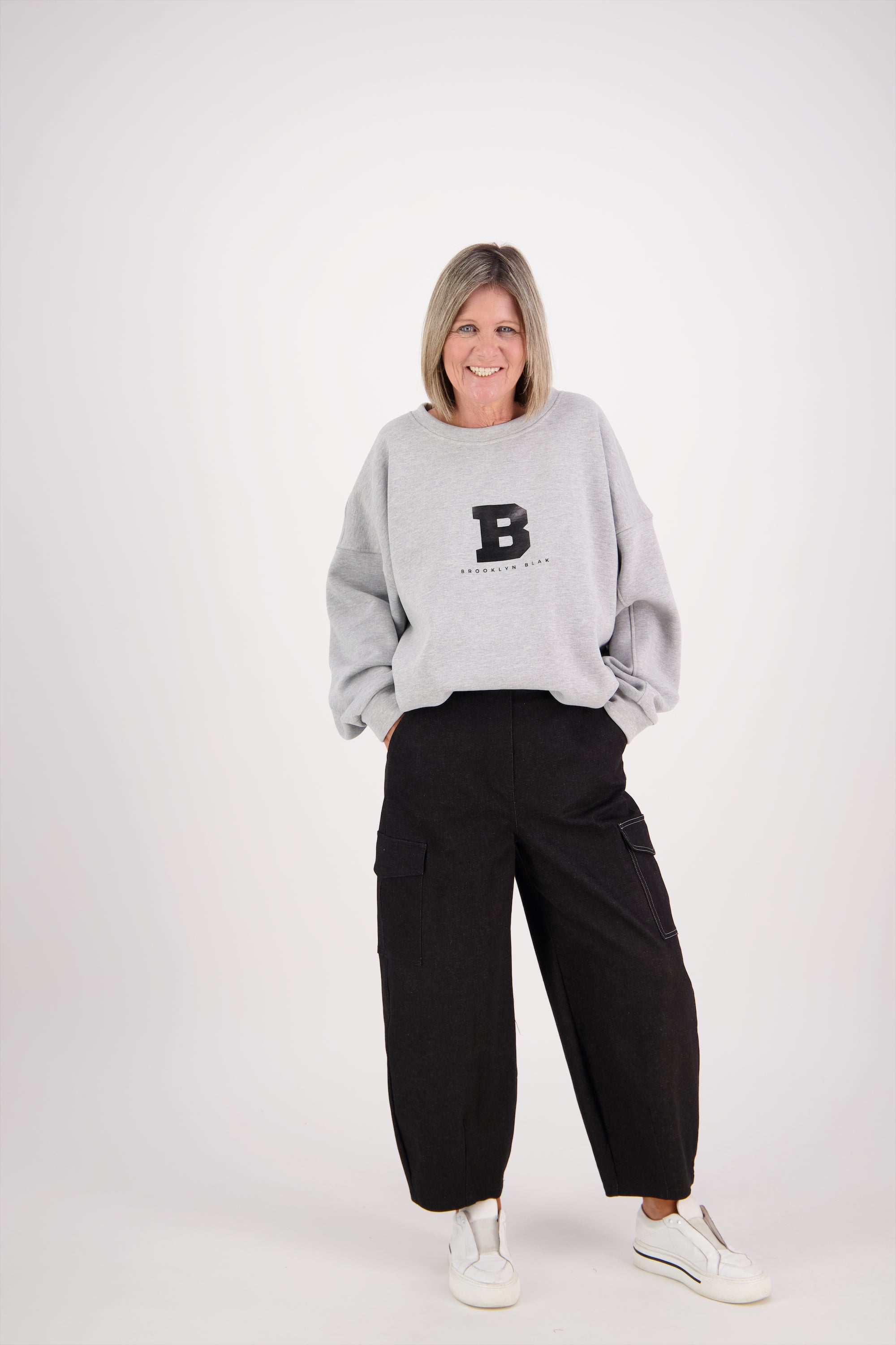 OVERSIZED SWEAT GREY