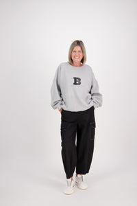 OVERSIZED SWEAT GREY