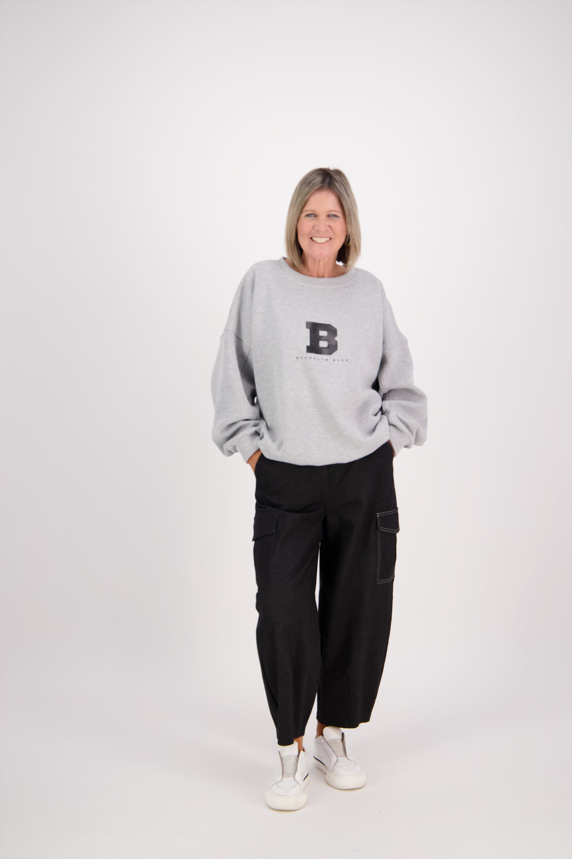 OVERSIZED SWEAT GREY