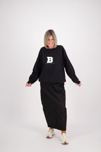 OVERSIZED SWEAT BLACK