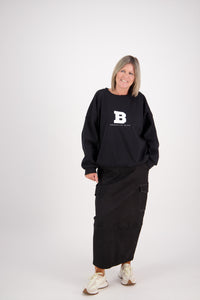 OVERSIZED SWEAT BLACK