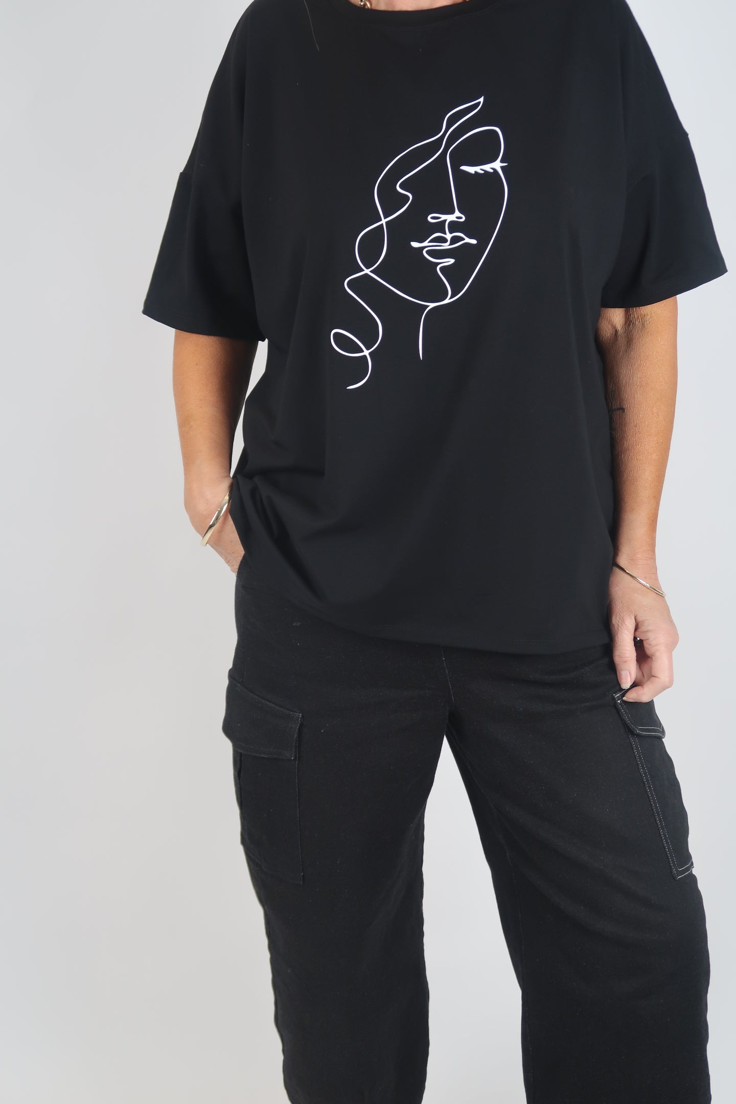 FACE OVERSIZED TEE