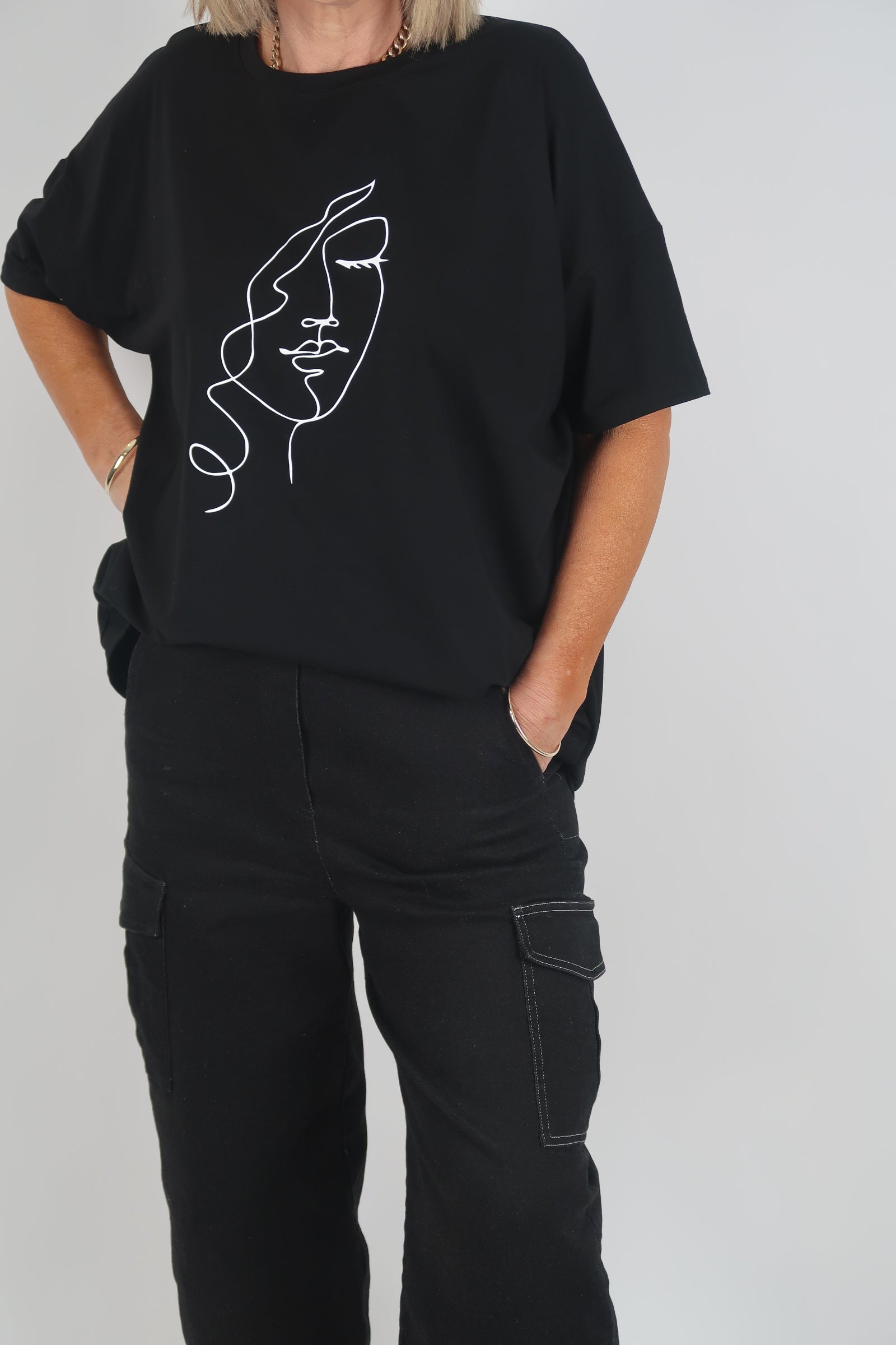 FACE OVERSIZED TEE