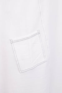 WYOMING TEE DRESS WHITE