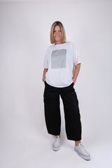 PLATINUM OVERSIZED TEE WHITE