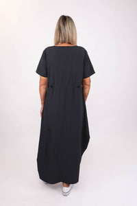 RHODE DRESS CHARCOAL