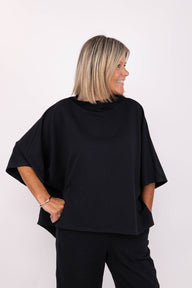 LOUNGE TOP BLACK