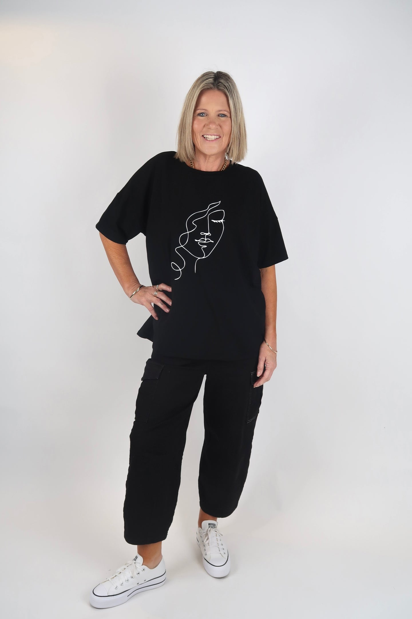 FACE OVERSIZED TEE