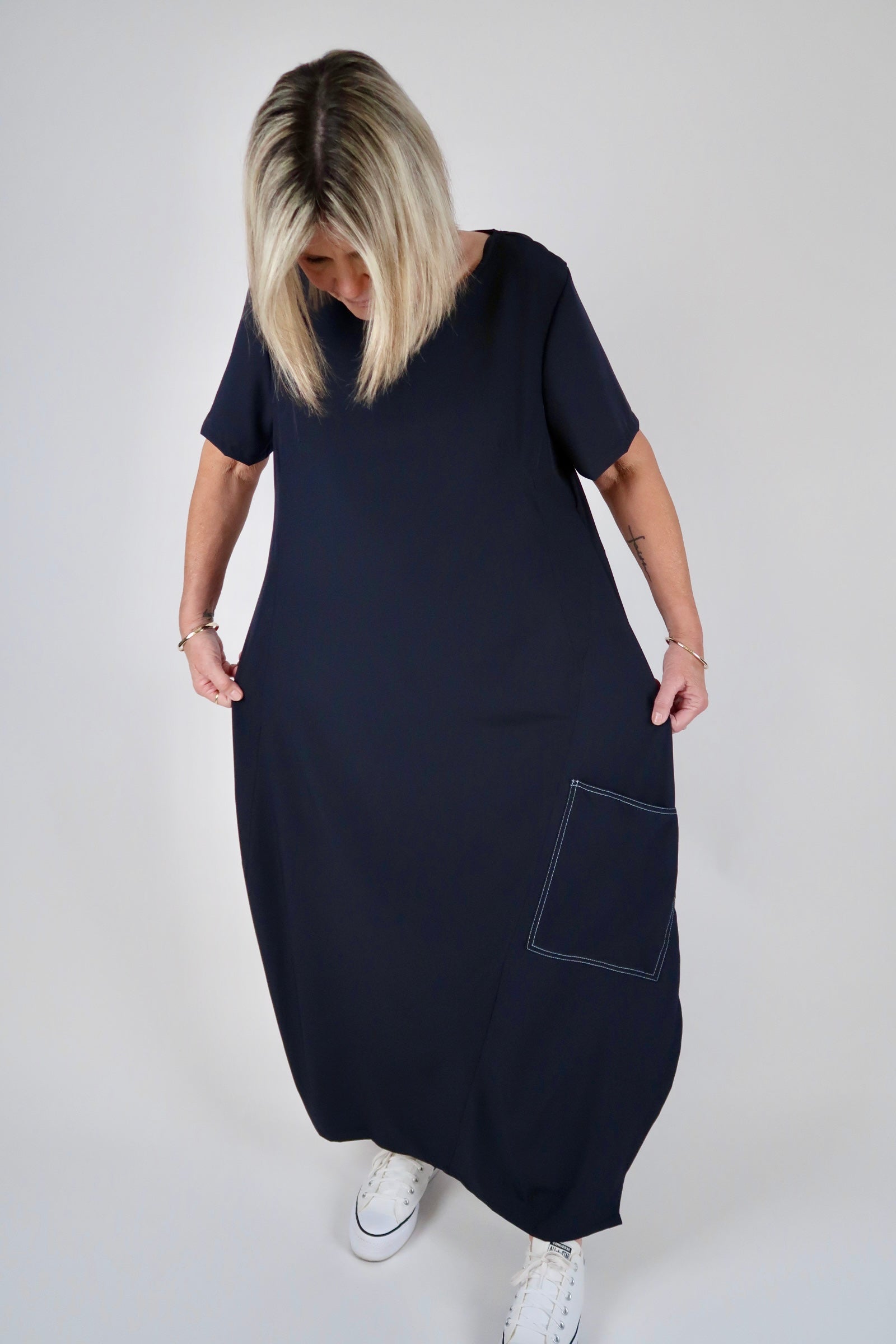 RHODE DRESS MIDNIGHT NAVY