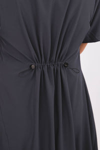 RHODE DRESS CHARCOAL