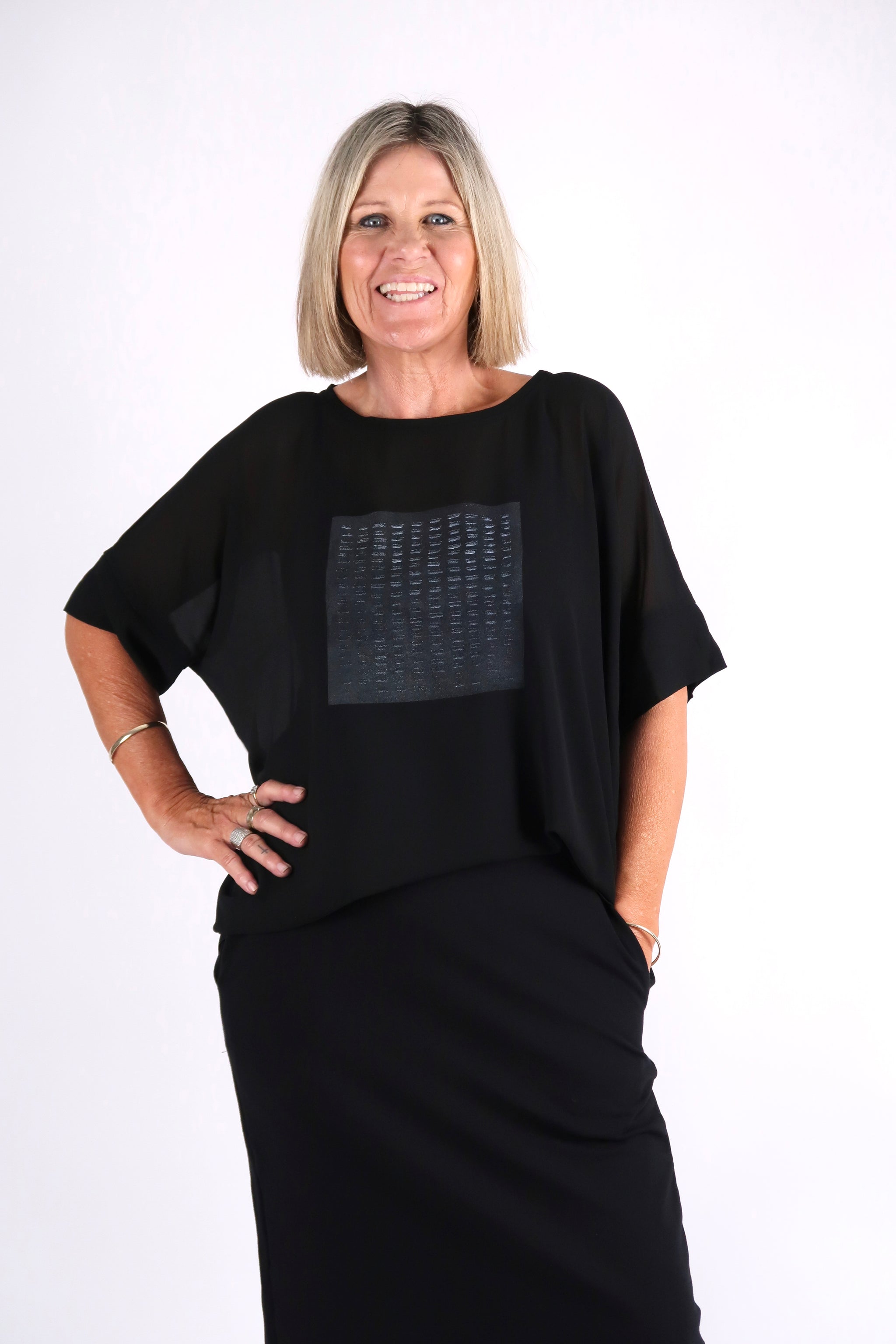 CHICAGO TOP BLACK DOTS