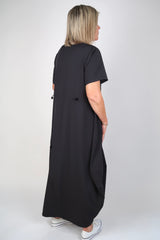 RHODE DRESS CHARCOAL