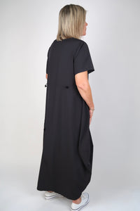 RHODE DRESS CHARCOAL
