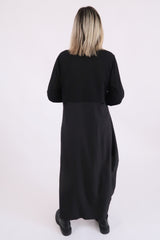 RHODE DRESS LONG SLEEVE - BLACK