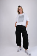 PLATINUM OVERSIZED TEE WHITE