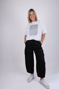 PLATINUM OVERSIZED TEE WHITE