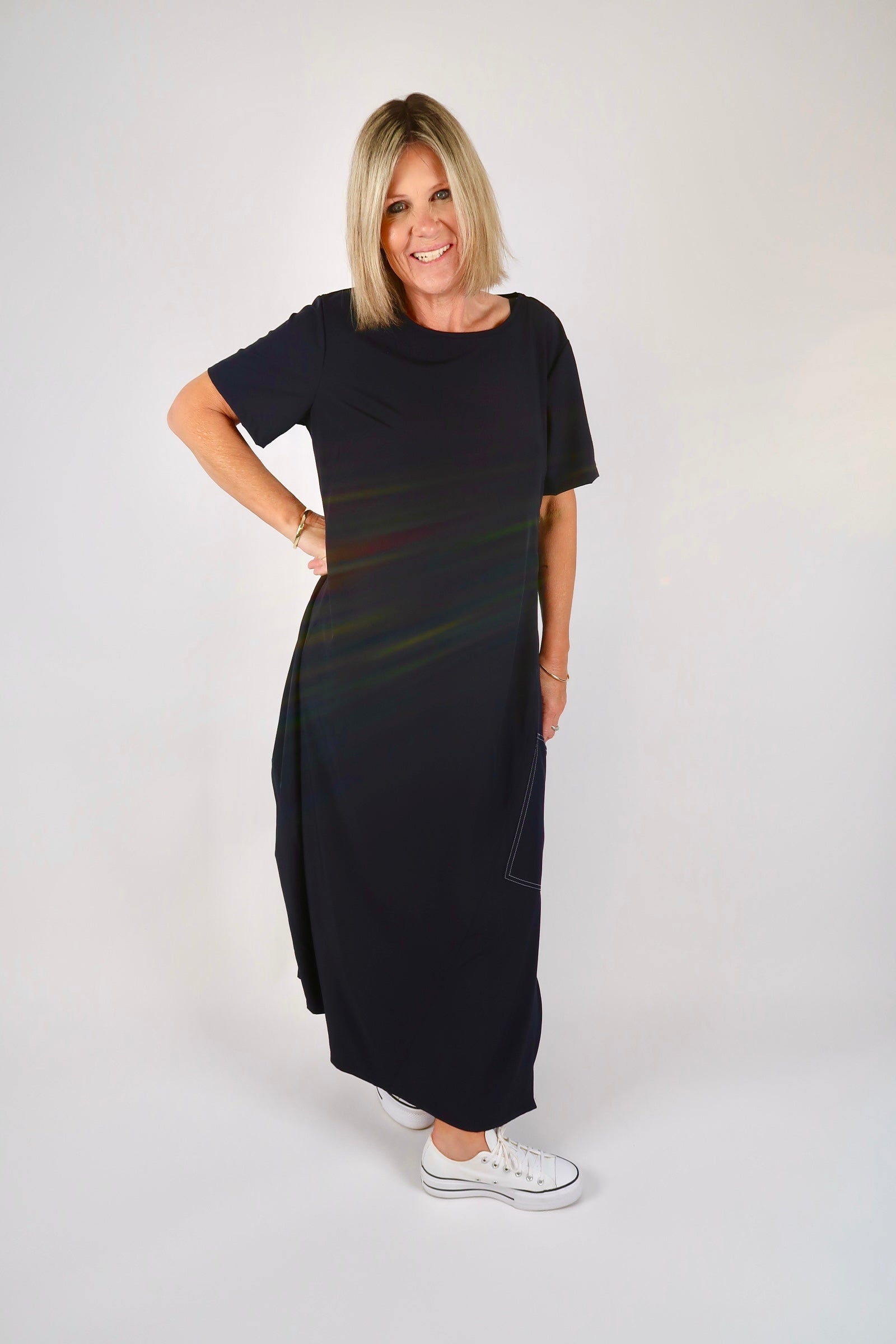 RHODE DRESS MIDNIGHT NAVY