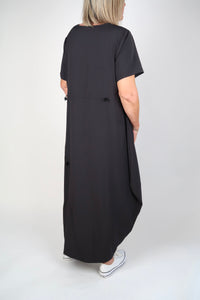 RHODE DRESS CHARCOAL