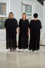 CHIFFON MAXI DRESS