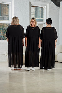 CHIFFON MAXI DRESS