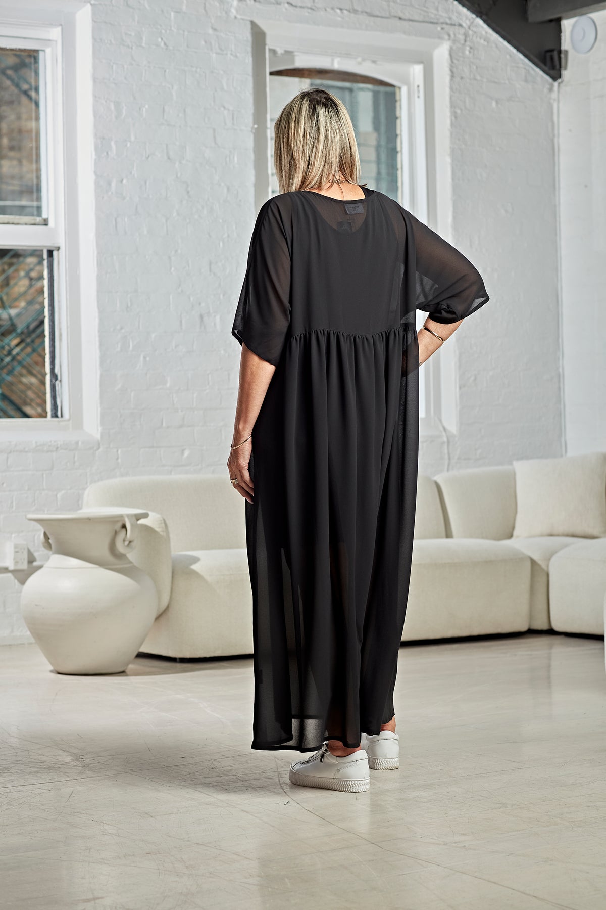 CHIFFON MAXI DRESS