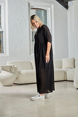 CHIFFON MAXI DRESS