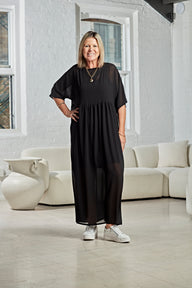 CHIFFON MAXI DRESS