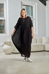CHIFFON MAXI DRESS