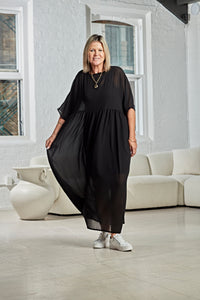 CHIFFON MAXI DRESS