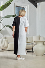 CAPRI MONOCHROME DRESS